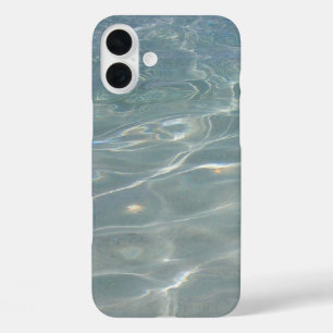 iPhone 16 Plus Case Eau des Caraïbes Bleu Abstrait Nature