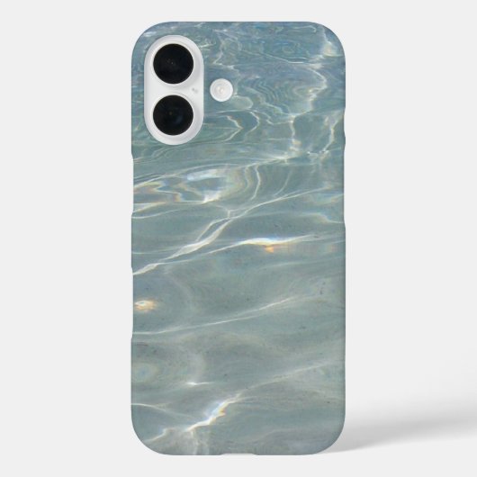 Coques Case-Mate iPhone Eau des Caraïbes Bleu Abstrait Nature (Verso)
