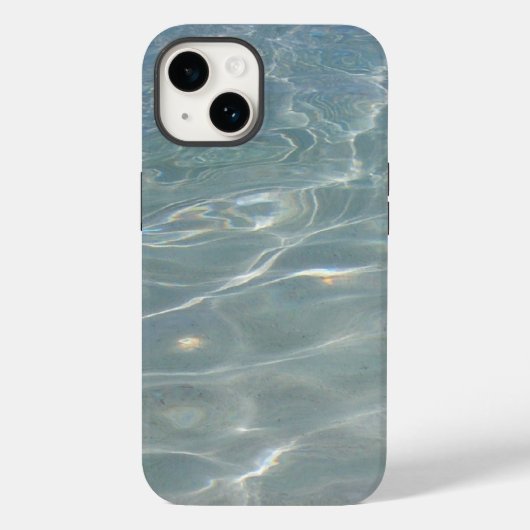 Coques Case-Mate iPhone Eau des Caraïbes Bleu Abstrait Nature (Verso)