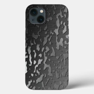 Case-Mate iPhone Case Eau goutte sur métal brossé foncé