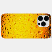 Coques Case-Mate iPhone Eau jaune Cool élégant goutte bière (Verso (horizontal))