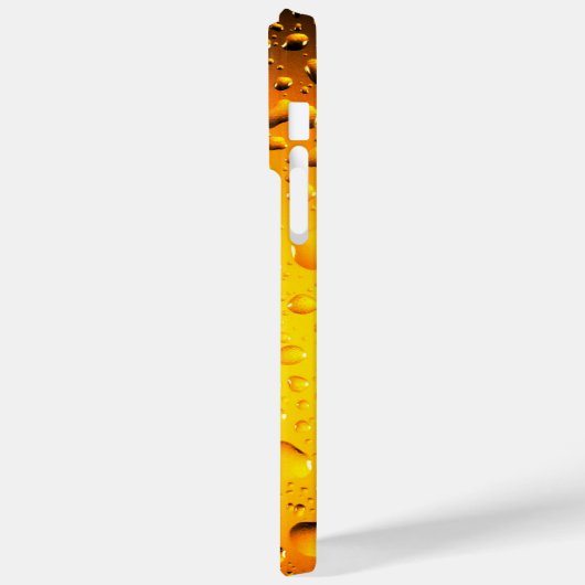 Coques Case-Mate iPhone Eau jaune Cool élégant goutte bière (Verso / Gauche)