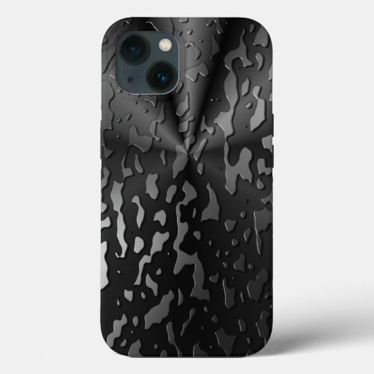 Coques Case-Mate iPhone Eau sur verre noir (Verso)