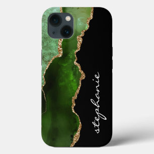 Case-Mate iPhone Case Eau Verte Agate Aquarelle Personnalisée