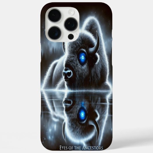 Coques Case-Mate iPhone Eaux étoilées : Buffle en paix (Verso)