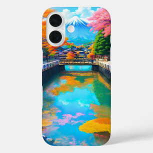 Coques iPhone 16 Eaux Tranquilles : La réflexion du Mt. Fuji