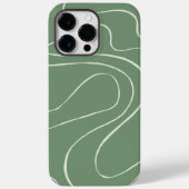 Coques Case-Mate iPhone Ebb et flux 2 en vert (Verso)