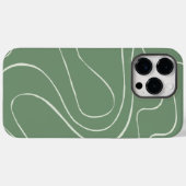Coques Case-Mate iPhone Ebb et flux 2 en vert (Verso (horizontal))