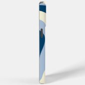 Coques Case-Mate iPhone Ebb et flux 4 - Bleu foncé, Bleu clair et Crème (Verso / Droite)