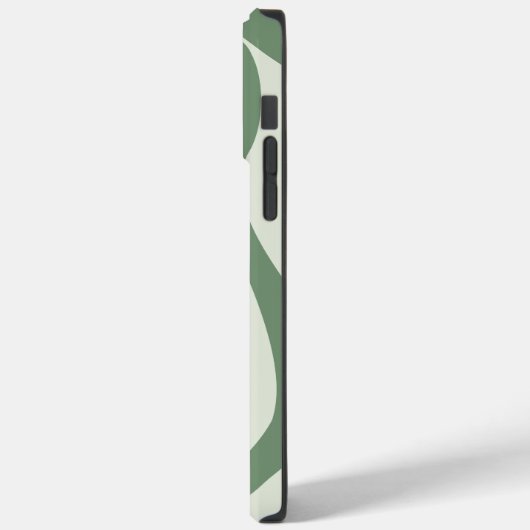 Coques Case-Mate iPhone Ebb et flux 4 en vert (Verso / Gauche)