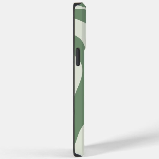 Coques Case-Mate iPhone Ebb et flux 4 en vert (Verso / Droite)