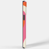 Coques Case-Mate iPhone Ebb et flux 4 - rose, orange et crème (Verso / Droite)