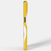 Coques Case-Mate iPhone Ebb et flux - Turquoise & Jaune (Verso / Droite)