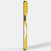 Coques Case-Mate iPhone Ebb et flux - Turquoise & Jaune (Verso / Droite)