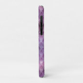 Coques Case-Mate iPhone Écaille de dragon ombrée violette scintillante et  (Dos/Gauche)