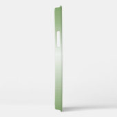 Coques Case-Mate iPhone Écailles de sirène Vert Nom manuscrit Métal (Verso / Droite)