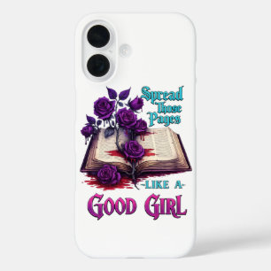 Coques iPhone 16 Écarte ces pages comme une bonne fille