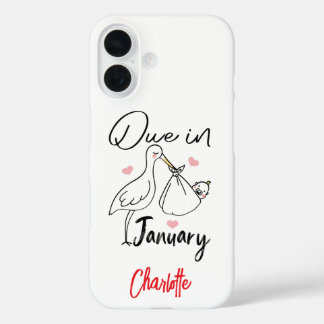 Coques iPhone 16 Échéance En Janvier Mignonne Swan Portant Un Nouve