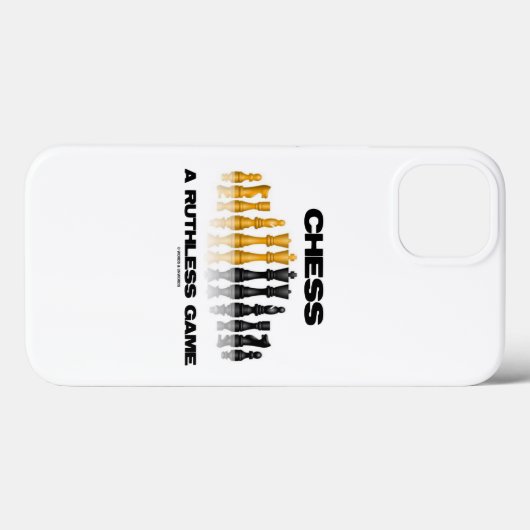 Coques Case-Mate iPhone Échecs Un Jeu Intrépide Reflet Échecs (Verso (horizontal))