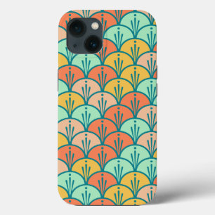 Case-Mate iPhone Case Echelle de poisson géométrique moderne et colorée