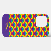 Coques Case-Mate iPhone Échelle de sirène arc en arc (Verso (horizontal))
