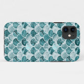 Coques Case-Mate iPhone Échelle turquoise de sirène (Dos (Horizontal))