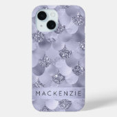 Coques Case-Mate iPhone Échelles Chic Mermaid | Dusty Lavender Purple Pers (Verso)