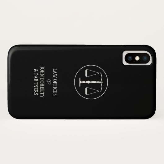 Coques Case-Mate iPhone Échelles de justice (Dos (Horizontal))