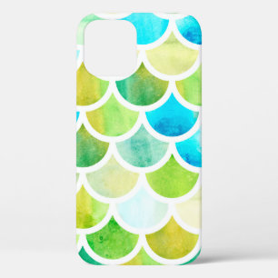 Case-Mate iPhone Case Échelles de sirène. Aquarelle écailles de poisson.