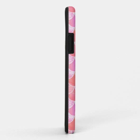Coques Case-Mate iPhone Échelles de sirène rose (Dos/Droite)