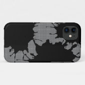 Coques Case-Mate iPhone éclaboussures noires (Dos (Horizontal))