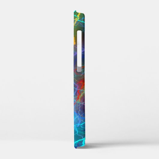 Coques Case-Mate iPhone Éclair arc-en-ciel (Verso / Gauche)