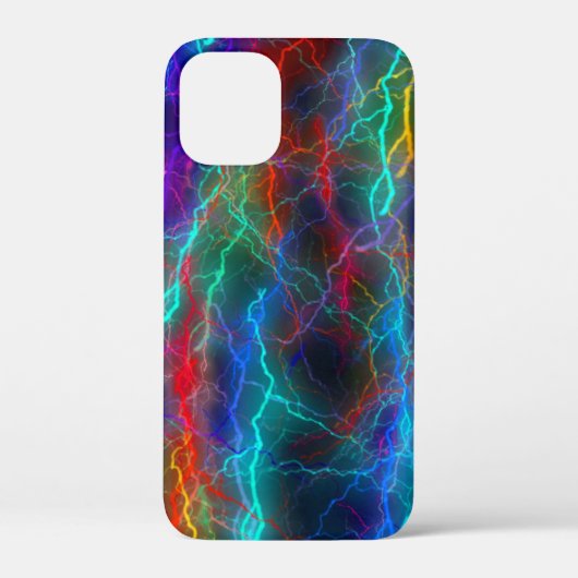 Coques Case-Mate iPhone Éclair arc-en-ciel (Verso)