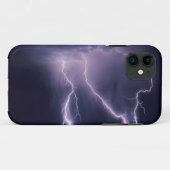 Coques Case-Mate iPhone Éclair au-dessus de Salt Lake Valley, Utah. (Dos (Horizontal))