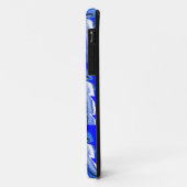 Coques Case-Mate iPhone Éclair bleu (Dos/Gauche)