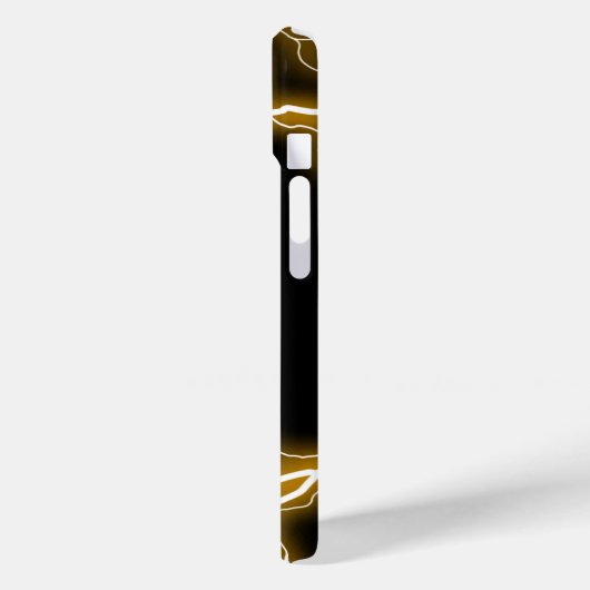 Coques Case-Mate iPhone Éclair doré unique (Verso / Gauche)