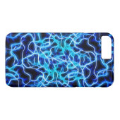 Coques Case-Mate iPhone Éclair électrique néon bleu Tesla Coil (Dos (Horizontal))