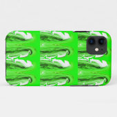 Coques Case-Mate iPhone Éclair vert (Dos (Horizontal))
