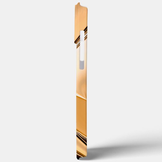 Coques Case-Mate iPhone Éclairage crémeux tordu orange à brun (Verso / Gauche)