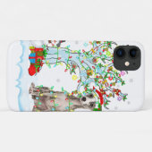 Coques Case-Mate iPhone Éclairage de l'arbre du chien Whippet Xmas | Cadea (Dos (Horizontal))