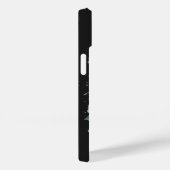Coques Case-Mate iPhone Éclat de chat de l'astronaute vert (Verso / Droite)