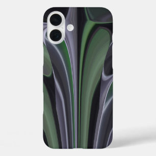 iPhone 16 Plus Case Éclat d'Émeraude Texture de belle aurore verte
