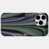 Coques Case-Mate iPhone Éclat d'Émeraude | Texture de belle aurore verte (Verso (horizontal))