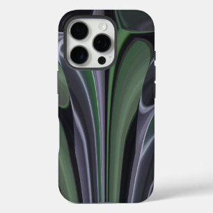 iPhone 16 Pro Case Éclat d'Émeraude Texture de belle aurore verte