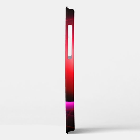 Coques Case-Mate iPhone ECLIPSE MONOGRAM noir rose violet molles (Verso / Gauche)