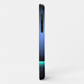 Coques Case-Mate iPhone ECLIPSE MONOGRAM Vibrant noir bleu (Dos/Gauche)