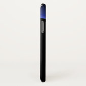 Coques Case-Mate iPhone ECLIPSE MONOGRAM Vibrant noir bleu (Dos/Droite)