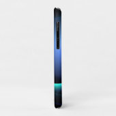 Coques Case-Mate iPhone ECLIPSE MONOGRAM Vibrant noir bleu (Dos/Gauche)