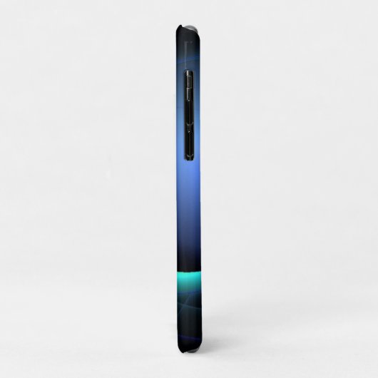 Coques Case-Mate iPhone ECLIPSE MONOGRAM Vibrant noir bleu (Dos/Gauche)
