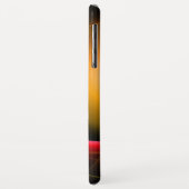 Coques Case-Mate iPhone ECLIPSE MONOGRAM Vibrant noir jaune (Dos/Gauche)